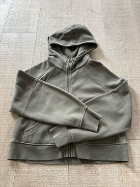 Lululemon Full Zip Oversized Scuba, Green, Size XS/S